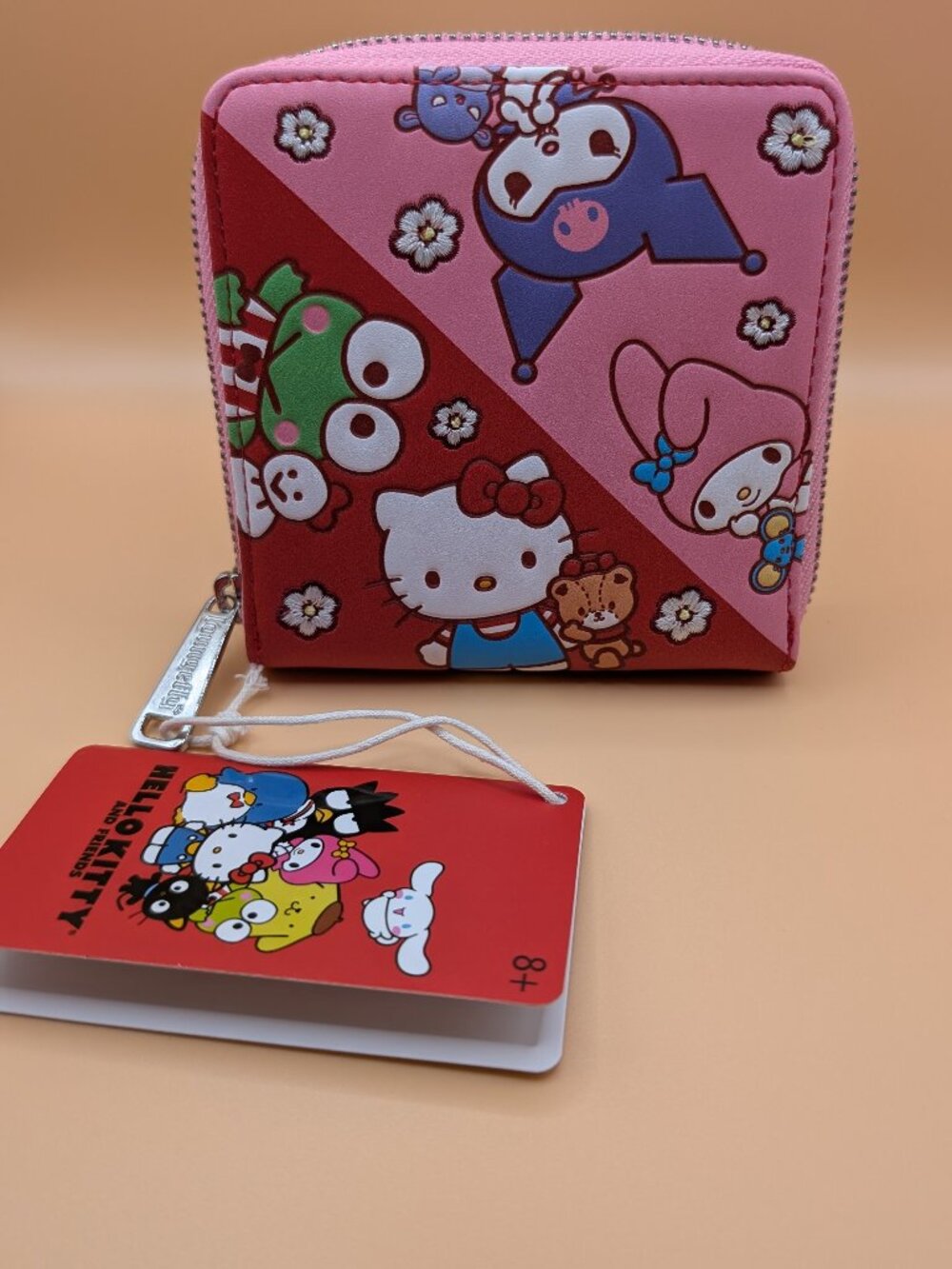 Loungefly Sanrio Hello Kitty & Friends Color Block Zip Around Wallet